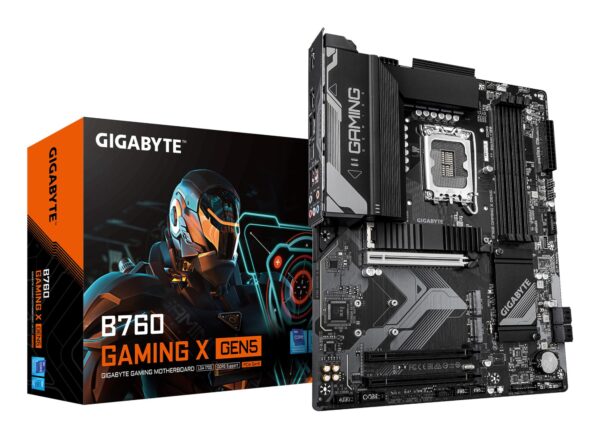Mainboard|GIGABYTE|Intel B760 Express|LGA1700|ATX|Memory DDR5|Memory slots 4|B760GAMINGXGEN5 Mainboard|GIGABYTE|Intel B760 Express|LGA1700|ATX|Memory DDR5|Memory slots 4|B760GAMINGXGEN5
