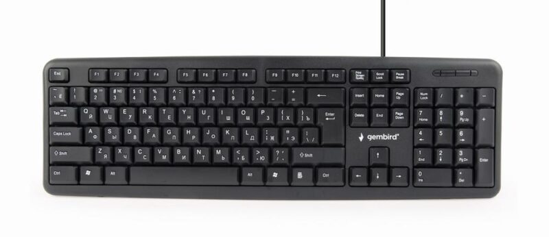 KEYBOARD STANDART USB RUS/BLACK KB-U-103-RU GEMBIRD KEYBOARD STANDART USB RUS/BLACK KB-U-103-RU GEMBIRD