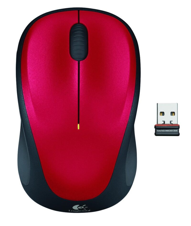 MOUSE USB OPTICAL WRL M235/RED 910-002496 LOGITECH MOUSE USB OPTICAL WRL M235/RED 910-002496 LOGITECH