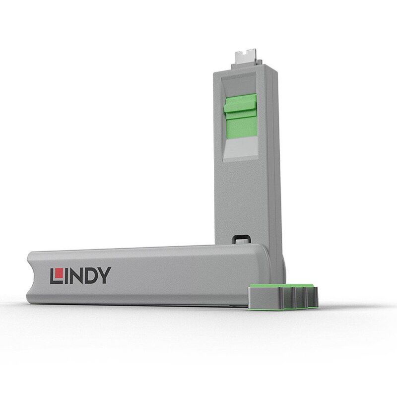 USB PORT TYPE-C BLOCKER 4PACK/GREEN 40426 LINDY USB PORT TYPE-C BLOCKER 4PACK/GREEN 40426 LINDY