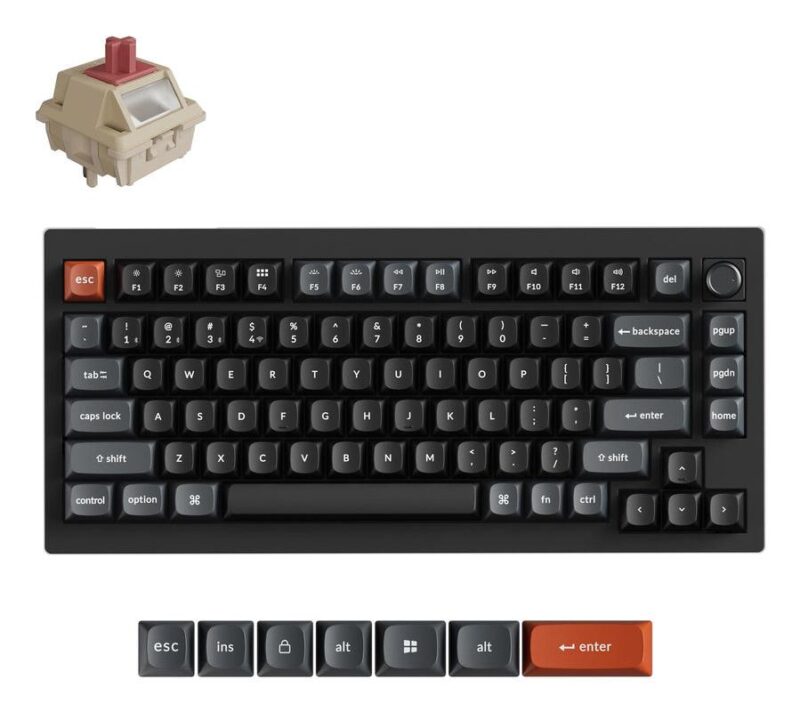 KEYBOARD WRL V1 ULTRA/BLACK V1U-D1 KEYCHRON KEYBOARD WRL V1 ULTRA/BLACK V1U-D1 KEYCHRON