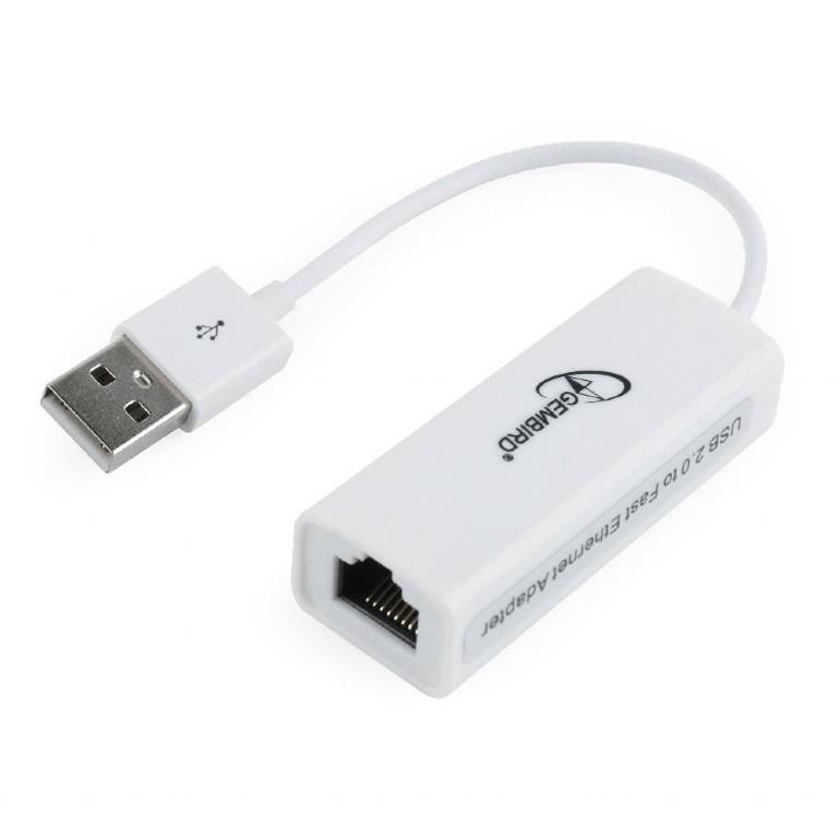 I/O ADAPTER USB2 TO LAN RJ45/NIC-U2-02 GEMBIRD I/O ADAPTER USB2 TO LAN RJ45/NIC-U2-02 GEMBIRD