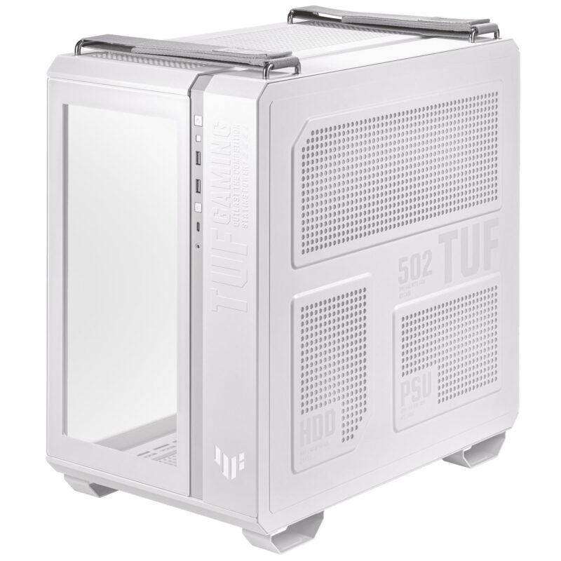 Case|ASUS|TUF Gaming GT502|MidiTower|Case product features Transparent panel|Not included|ATX|MicroATX|MiniITX|Colour White|GAMGT502PLUS/TGARGBWH Case|ASUS|TUF Gaming GT502|MidiTower|Case product features Transparent panel|Not included|ATX|MicroATX|MiniITX|Colour White|GAMGT502PLUS/TGARGBWH