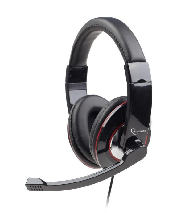HEADSET STEREO USB BLACK/MHS-U-001 GEMBIRD HEADSET STEREO USB BLACK/MHS-U-001 GEMBIRD