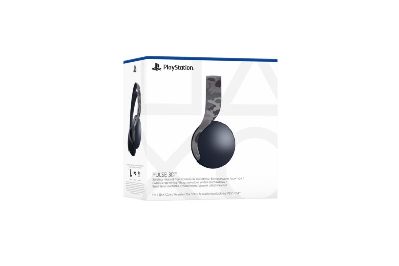 HEADSET WRL PULSE 3D /PS5/GREY CAMO 711719406990 SONY HEADSET WRL PULSE 3D /PS5/GREY CAMO 711719406990 SONY