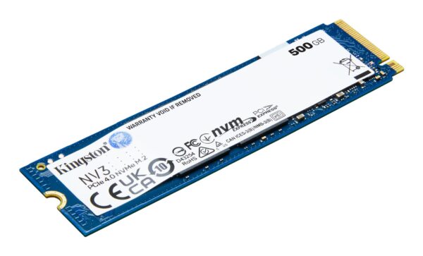SSD|KINGSTON|NV3|500GB|M.2|PCIE|NVMe|3D NAND|Write speed 3000 MBytes/sec|Read speed 5000 MBytes/sec|TBW 160 TB|MTBF 200000 hours|SNV3S/500G SSD|KINGSTON|NV3|500GB|M.2|PCIE|NVMe|3D NAND|Write speed 3000 MBytes/sec|Read speed 5000 MBytes/sec|TBW 160 TB|MTBF 200000 hours|SNV3S/500G