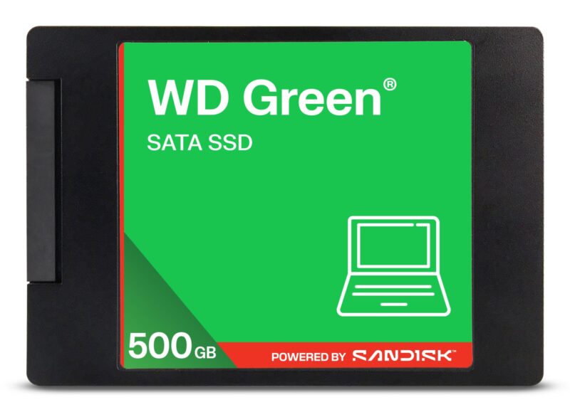 SSD|SANDISK|Green|POWERED BY SANDISK|500 GB|Serial ATA III|Read speed 545 MB/s|2.5"|WDS500G5G0A SSD|SANDISK|Green|POWERED BY SANDISK|500 GB|Serial ATA III|Read speed 545 MB/s|2.5"|WDS500G5G0A