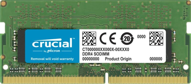 NB MEMORY 32GB PC25600 DDR4 SO/CT32G4SFD832A CRUCIAL NB MEMORY 32GB PC25600 DDR4 SO/CT32G4SFD832A CRUCIAL