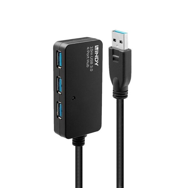 CABLE USB3 EXTENSION HUB 10M/ACTIVE 43159 LINDY CABLE USB3 EXTENSION HUB 10M/ACTIVE 43159 LINDY