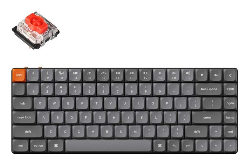 KEYBOARD WRL K3 MAX RGB/BLACK K3M-H1 KEYCHRON KEYBOARD WRL K3 MAX RGB/BLACK K3M-H1 KEYCHRON