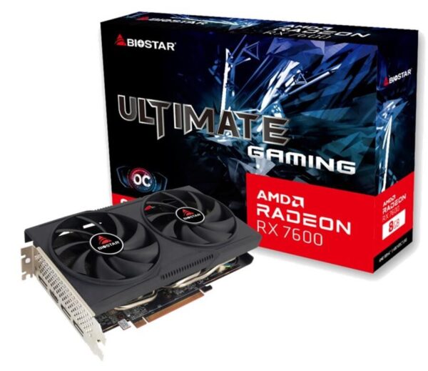 Graphics Card|BIOSTAR|AMD|Radeon RX 7600|2318 MHz|8 GB|GDDR6|128 bit|PCI Express 4.0|Active|VA76S6RM81 CPU COOLER ACC THERMAL PASTE/DC2 BZ004 BE QUIET!