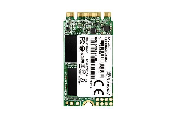SSD|TRANSCEND|430S|512GB|M.2|SATA 3.0|TLC|Write speed 500 MBytes/sec|Read speed 560 MBytes/sec|MTBF 1000000 hours|TS512GMTS430S SSD|TRANSCEND|430S|512GB|M.2|SATA 3.0|TLC|Write speed 500 MBytes/sec|Read speed 560 MBytes/sec|MTBF 1000000 hours|TS512GMTS430S
