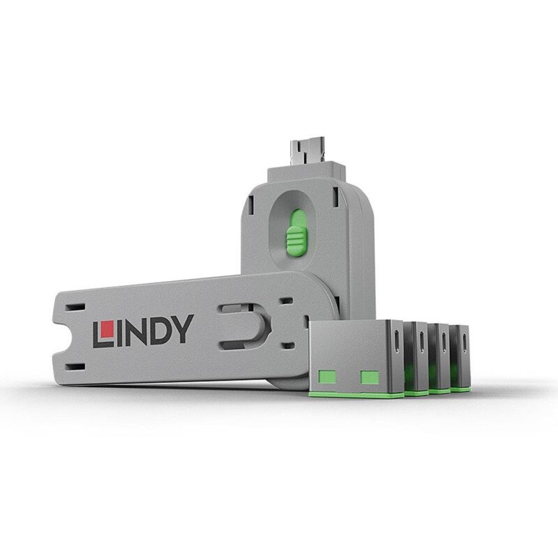 USB PORT BLOCKER 4PACK/GREEN 40451 LINDY USB PORT BLOCKER 4PACK/GREEN 40451 LINDY
