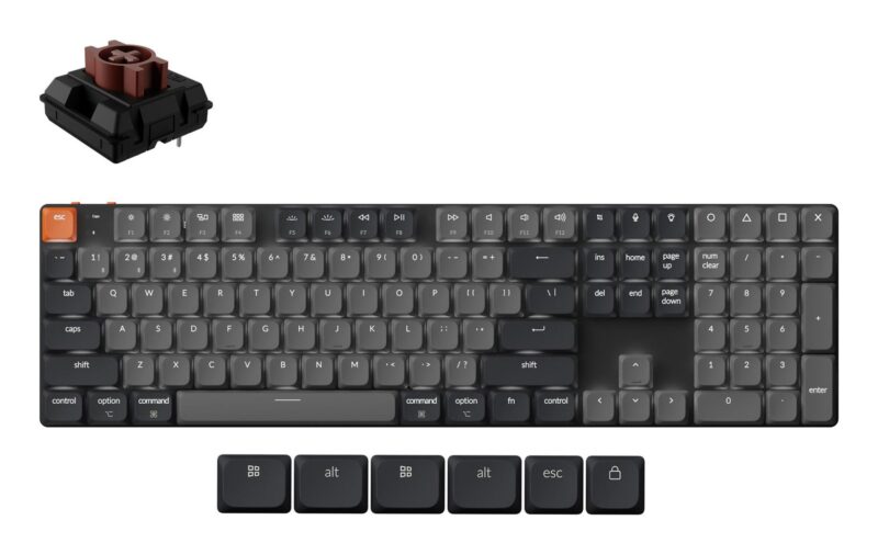 KEYBOARD WRL K5/BLACK K5X-A3 KEYCHRON KEYBOARD WRL K5/BLACK K5X-A3 KEYCHRON