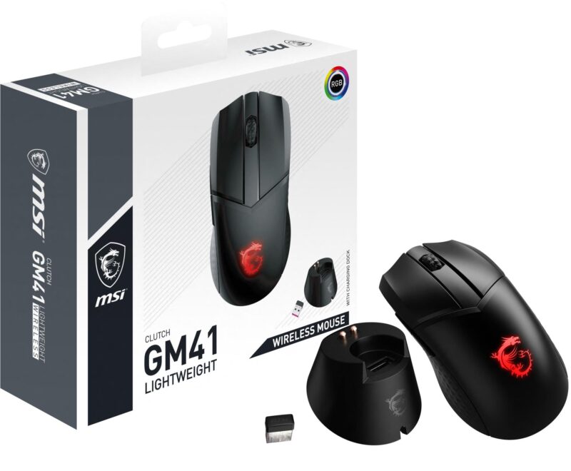 MOUSE USB OPTICAL GAMING/CLUTCH GM41 LIGHT WIRELESS MSI MOUSE USB OPTICAL GAMING/CLUTCH GM41 LIGHT WIRELESS MSI