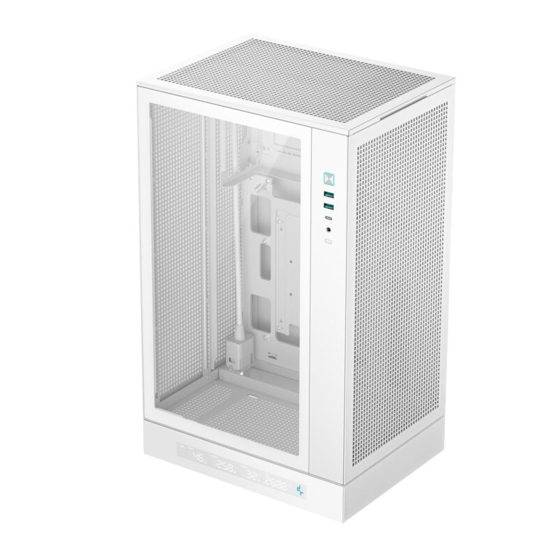 Case|DEEPCOOL|micro ATX/Mini-ITX|White|Mini Tower|PC|CH270 Digital WH|R-CH270-WHNDM0-G-1 Case|DEEPCOOL|micro ATX/Mini-ITX|White|Mini Tower|PC|CH270 Digital WH|R-CH270-WHNDM0-G-1