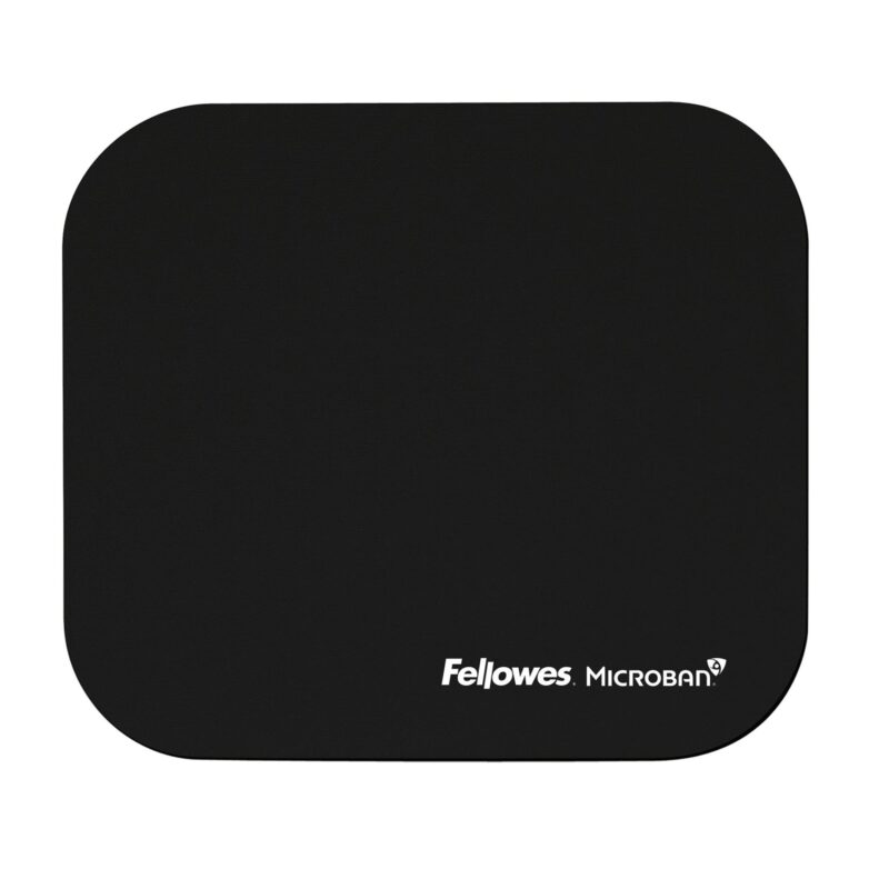 MOUSE PAD MICROBAN/BLACK 5933907 FELLOWES MOUSE PAD MICROBAN/BLACK 5933907 FELLOWES