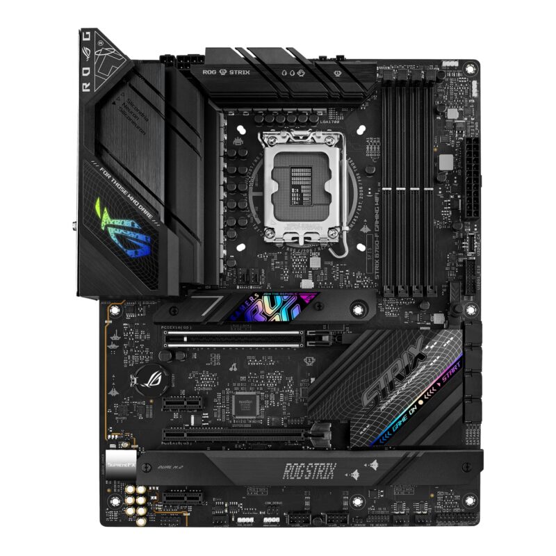 Mainboard|ASUS|Intel B760 Express|LGA1700|ATX|Memory DDR5|Memory slots 4|2xPCI-Express 3.0 1x|1xPCI-Express 3.0 16x|1xPCI-Express 5.0 16x|3xM.2|1xHDMI|1xDisplayPort|7xUSB 3.2|1xUSB-C|1xOptical S/PDIF|1xRJ45|5xAudio port|STRIXB760-FGAMINGWIFI Mainboard|ASUS|Intel B760 Express|LGA1700|ATX|Memory DDR5|Memory slots 4|2xPCI-Express 3.0 1x|1xPCI-Express 3.0 16x|1xPCI-Express 5.0 16x|3xM.2|1xHDMI|1xDisplayPort|7xUSB 3.2|1xUSB-C|1xOptical S/PDIF|1xRJ45|5xAudio port|STRIXB760-FGAMINGWIFI