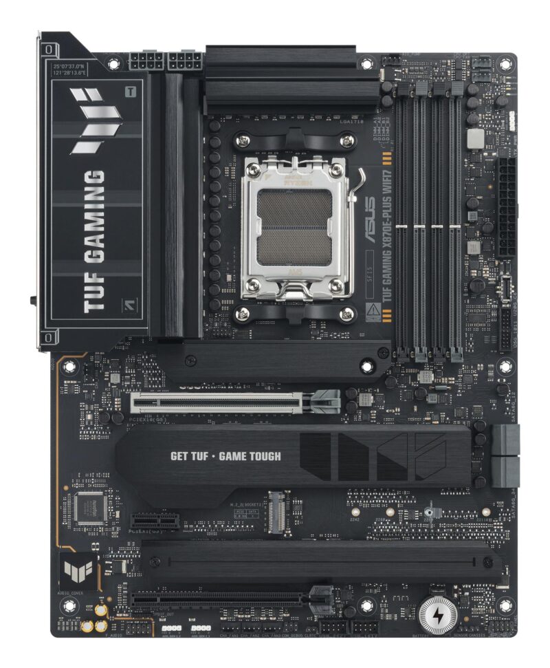 Mainboard|ASUS|AMD X870E|SAM5|ATX|Memory DDR5|Memory slots 4|1xPCI-Express 3.0 1x|1xPCI-Express 4.0 16x|1xPCI-Express 5.0 16x|4xM.2|1xHDMI|4xUSB 2.0|7xUSB 3.2|2xUSB-C|1xRJ45|3xAudio port|TUFGAMX870E-PLUSWIFI7