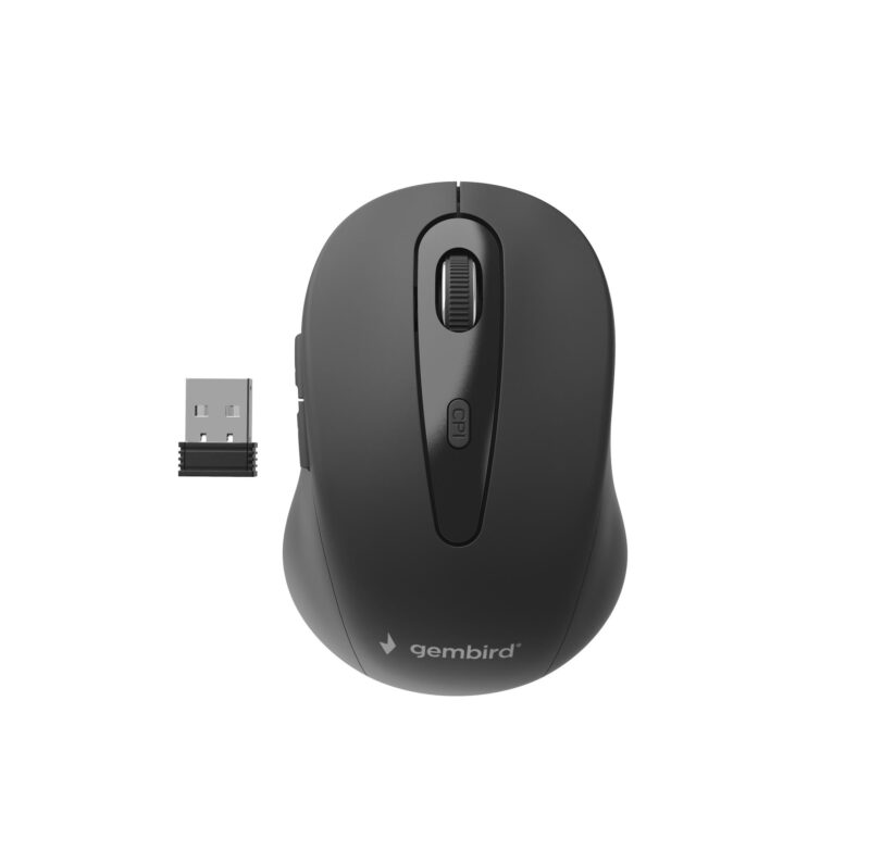 MOUSE USB OPTICAL WRL/BLACK MUSW-6B-01 GEMBIRD MOUSE USB OPTICAL WRL/BLACK MUSW-6B-01 GEMBIRD