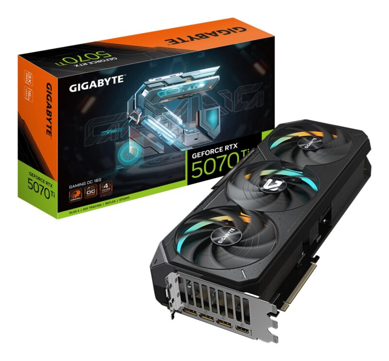 Graphics Card|GIGABYTE|NVIDIA GeForce RTX 5070 Ti|16 GB|GDDR7|256 bit|PCIE 5.0 16x|1xHDMI|3xDisplayPort|N507TGAMINGOC-16GD1.0 Graphics Card|GIGABYTE|NVIDIA GeForce RTX 5070 Ti|16 GB|GDDR7|256 bit|PCIE 5.0 16x|1xHDMI|3xDisplayPort|N507TGAMINGOC-16GD1.0