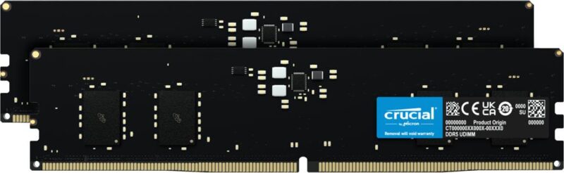 MEMORY DIMM 16GB DDR5-5600/KIT2 CT2K8G56C46U5 CRUCIAL MEMORY DIMM 16GB DDR5-5600/KIT2 CT2K8G56C46U5 CRUCIAL
