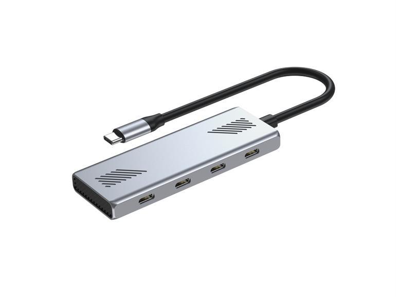 I/O HUB USB-C 4PORT/UHB-CM-U310-C4-01 GEMBIRD I/O HUB USB-C 4PORT/UHB-CM-U310-C4-01 GEMBIRD
