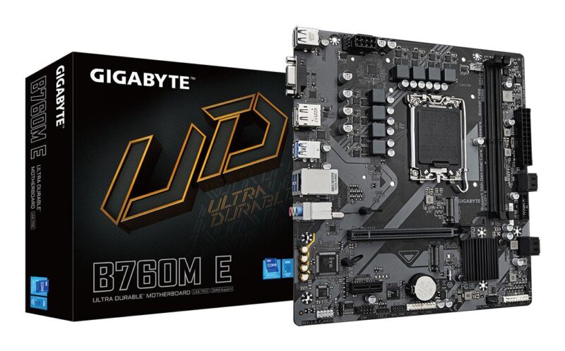 Mainboard|GIGABYTE|Intel B760 Express|LGA1700|Micro-ATX|Memory DDR5|Memory slots 2|B760ME1.0 Mainboard|GIGABYTE|Intel B760 Express|LGA1700|Micro-ATX|Memory DDR5|Memory slots 2|B760ME1.0