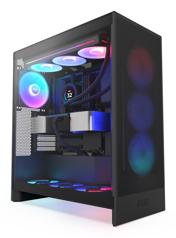 Case|NZXT|H7 Flow RGB|MidiTower|ATX|EATX|MicroATX|MiniITX|Colour Black|CM-H72FB-R1 Case|NZXT|H7 Flow RGB|MidiTower|ATX|EATX|MicroATX|MiniITX|Colour Black|CM-H72FB-R1