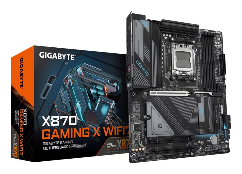 Mainboard|GIGABYTE|AMD X870|SAM5|ATX|Memory DDR5|Memory slots 4|2xPCI-Express 3.0 1x|1xPCI-Express 5.0 16x|3xM.2|1xHDMI|4xUSB 2.0|4xUSB 3.2|2xUSB-C|1xRJ45|3xAudio port|X870GAMINGXWIFI71.1 Mainboard|GIGABYTE|AMD X870|SAM5|ATX|Memory DDR5|Memory slots 4|2xPCI-Express 3.0 1x|1xPCI-Express 5.0 16x|3xM.2|1xHDMI|4xUSB 2.0|4xUSB 3.2|2xUSB-C|1xRJ45|3xAudio port|X870GAMINGXWIFI71.1