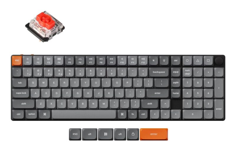 KEYBOARD WRL K17 MAX RGB/BLACK K17M-B1 KEYCHRON KEYBOARD WRL K17 MAX RGB/BLACK K17M-B1 KEYCHRON