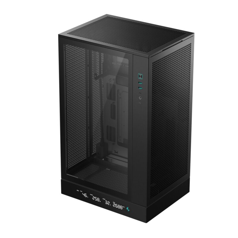 Case|DEEPCOOL|micro ATX/Mini-ITX|Black|Mini Tower|PC|CH270 Digital|R-CH270-BKNDM0-G-1 Case|DEEPCOOL|micro ATX/Mini-ITX|Black|Mini Tower|PC|CH270 Digital|R-CH270-BKNDM0-G-1