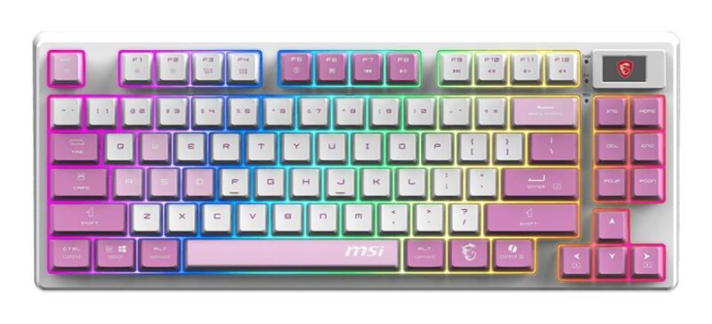 KEYBOARD GAMING VIOLET US/FORGE GK600 TKL W VIOLET MSI KEYBOARD GAMING VIOLET US/FORGE GK600 TKL W VIOLET MSI