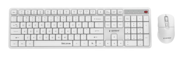 KEYBOARD +MOUSE WRL ENG/WHITE KBS-WMS-01-W GEMBIRD KEYBOARD +MOUSE WRL ENG/WHITE KBS-WMS-01-W GEMBIRD