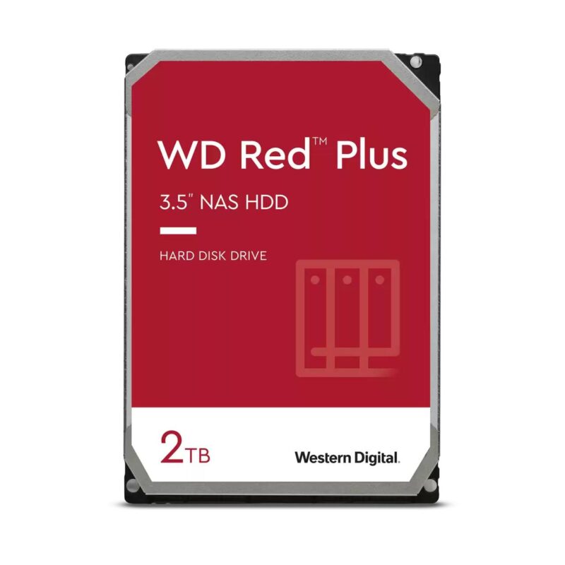 HDD|WESTERN DIGITAL|Red Plus|2TB|SATA|64 MB|5400 rpm|3,5"|WD20EFPX HDD|WESTERN DIGITAL|Red Plus|2TB|SATA|64 MB|5400 rpm|3,5"|WD20EFPX