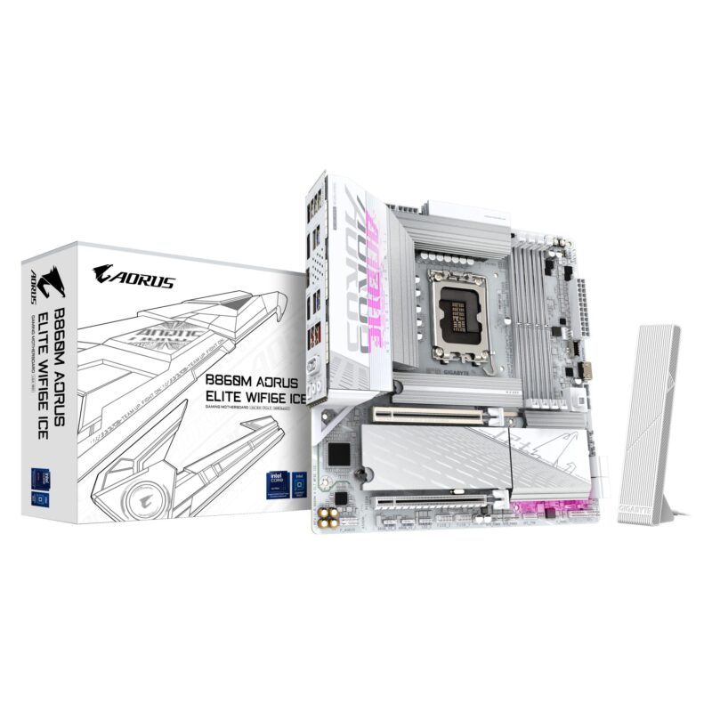 Mainboard|GIGABYTE|Intel B860 Express|LGA1851|Micro-ATX|Memory DDR5|1xPCI-Express 16x|3xM.2|1xHDMI|1xDisplayPort|4xUSB 2.0|6xUSB 3.2|1xUSB-C|1xOptical S/PDIF|1xRJ45|2xAudio port|B860MAELTWF6EICE1.0 Mainboard|GIGABYTE|Intel B860 Express|LGA1851|Micro-ATX|Memory DDR5|1xPCI-Express 16x|3xM.2|1xHDMI|1xDisplayPort|4xUSB 2.0|6xUSB 3.2|1xUSB-C|1xOptical S/PDIF|1xRJ45|2xAudio port|B860MAELTWF6EICE1.0