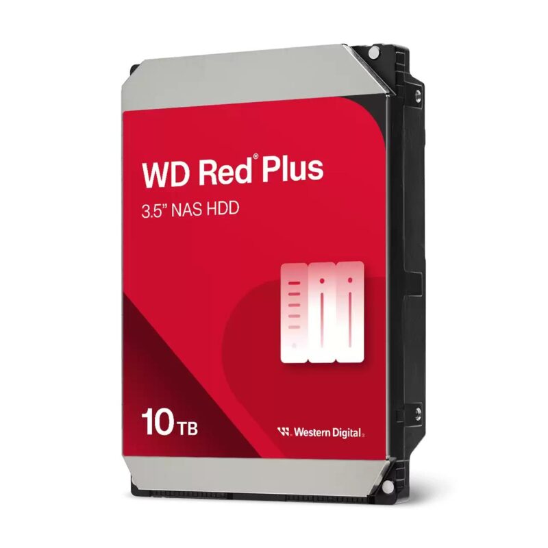 HDD|WESTERN DIGITAL|Red Plus|10TB|SATA|512 MB|7200 rpm|3,5"|WD100EFGX HDD|WESTERN DIGITAL|Red Plus|10TB|SATA|512 MB|7200 rpm|3,5"|WD100EFGX