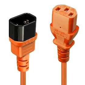 CABLE POWER IEC EXTENSION 2M/ORANGE 30475 LINDY CABLE POWER IEC EXTENSION 2M/ORANGE 30475 LINDY