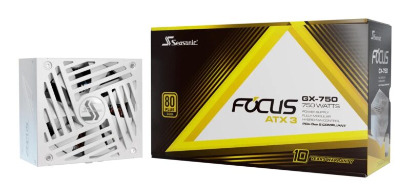 Power Supply|SEASONIC|FOCUS GX White ATX 3 (2024)|750 Watts|Efficiency 80 PLUS GOLD|MTBF 100000 hours|FOCUS-GX-750-V4-WHITE Power Supply|SEASONIC|FOCUS GX White ATX 3 (2024)|750 Watts|Efficiency 80 PLUS GOLD|MTBF 100000 hours|FOCUS-GX-750-V4-WHITE