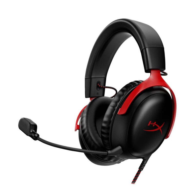 HEADSET HYPERX CLOUD III/BLACK/RED 727A9AA HYPERX HEADSET HYPERX CLOUD III/BLACK/RED 727A9AA HYPERX