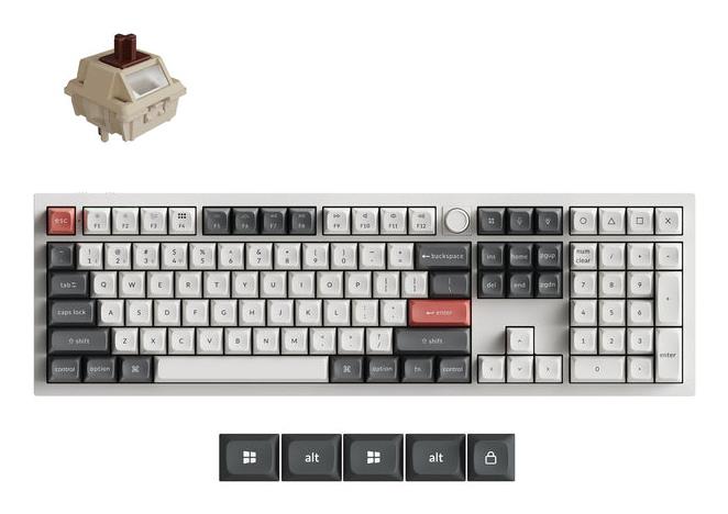 KEYBOARD WRL Q6 ULTRA/WHITE Q6U-P3 KEYCHRON KEYBOARD WRL Q6 ULTRA/WHITE Q6U-P3 KEYCHRON