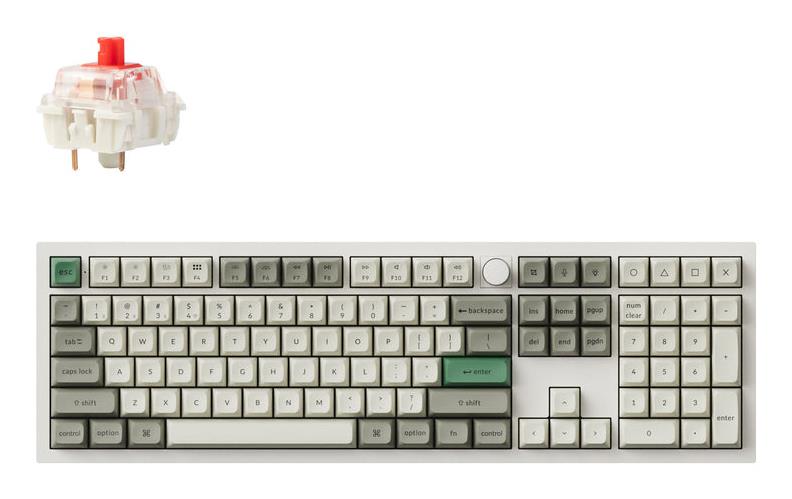 KEYBOARD WRL Q6 MAX RGB/SHELL WHITE Q6M-P1 KEYCHRON KEYBOARD WRL Q6 MAX RGB/SHELL WHITE Q6M-P1 KEYCHRON