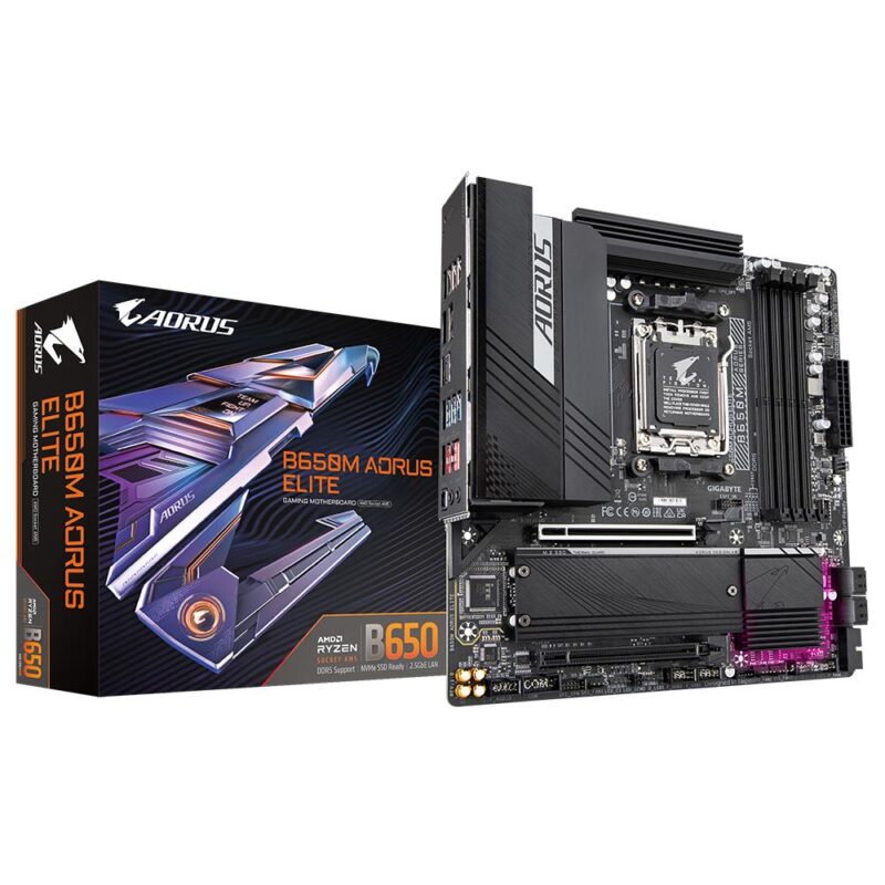 Mainboard|GIGABYTE|AMD B650|SAM5|Micro-ATX|Memory DDR5|Memory slots 4|B650MAORUSELITE1.3 Mainboard|GIGABYTE|AMD B650|SAM5|Micro-ATX|Memory DDR5|Memory slots 4|B650MAORUSELITE1.3