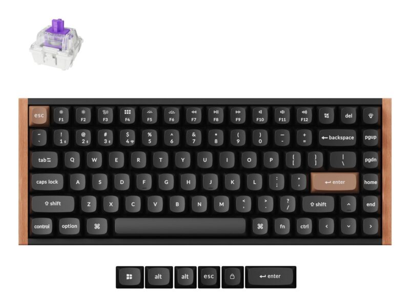 KEYBOARD WRL K2 HE SPECIAL ED./BLACK K2H-F1 KEYCHRON KEYBOARD WRL K2 HE SPECIAL ED./BLACK K2H-F1 KEYCHRON