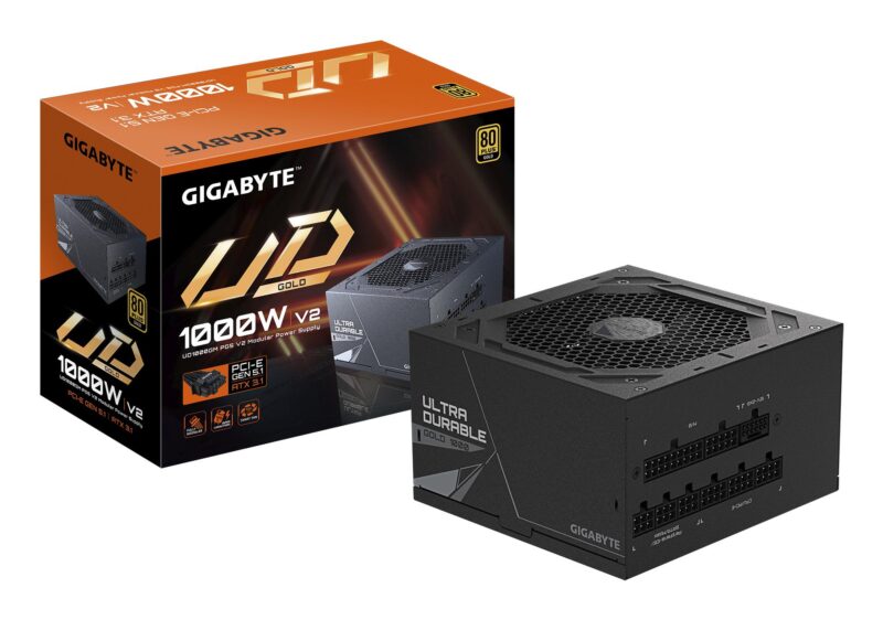 Power Supply|GIGABYTE|GP-UD1000GM|ATX 3.1|1000 Watts|Efficiency 80 PLUS GOLD|PFC Active|GP-UD1000GMPG5V2 Power Supply|GIGABYTE|GP-UD1000GM|ATX 3.1|1000 Watts|Efficiency 80 PLUS GOLD|PFC Active|GP-UD1000GMPG5V2
