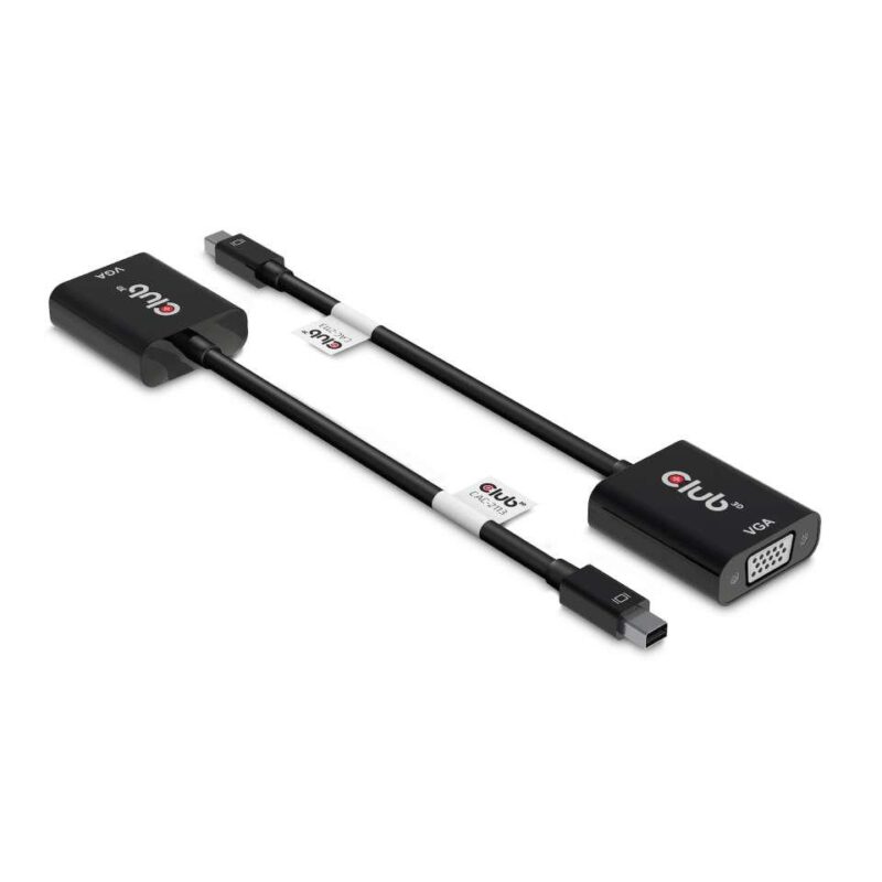 I/O ADAPTER MINI DP TO VGA/M/F CAC-2113 CLUB3D I/O ADAPTER MINI DP TO VGA/M/F CAC-2113 CLUB3D