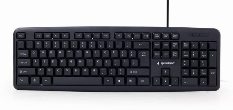KEYBOARD STANDART USB ENG/BLACK KB-U-103 GEMBIRD KEYBOARD STANDART USB ENG/BLACK KB-U-103 GEMBIRD