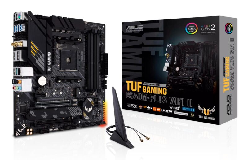 Mainboard|ASUS|AMD B550|SAM4|MicroATX|Memory DDR4|Memory slots 4|1xPCI-Express 3.0 1x|1xPCI-Express 3.0 16x|1xPCI-Express 4.0 16x|2xM.2|1xHDMI|1xDisplayPort|2xUSB 2.0|5xUSB 3.2|1xUSB type C|1xPS/2|1xOptical S/PDIF|1xRJ45|5xAudio port|TUFGAMB550MPLUSWIFIII Mainboard|ASUS|AMD B550|SAM4|MicroATX|Memory DDR4|Memory slots 4|1xPCI-Express 3.0 1x|1xPCI-Express 3.0 16x|1xPCI-Express 4.0 16x|2xM.2|1xHDMI|1xDisplayPort|2xUSB 2.0|5xUSB 3.2|1xUSB type C|1xPS/2|1xOptical S/PDIF|1xRJ45|5xAudio port|TUFGAMB550MPLUSWIFIII