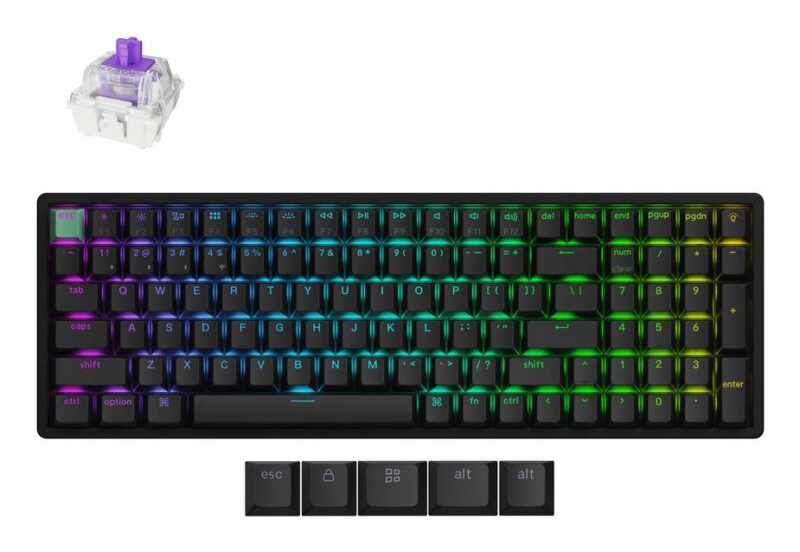 KEYBOARD WRL K4 HE STANDARD ED/BLACK K4H-J1 KEYCHRON KEYBOARD WRL K4 HE STANDARD ED/BLACK K4H-J1 KEYCHRON