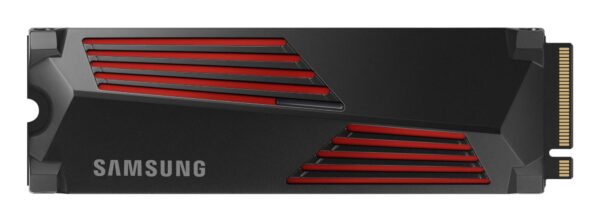 SSD|SAMSUNG|990 PRO with Heatsink|1TB|M.2|PCIE|NVMe|MLC|Write speed 6900 MBytes/sec|Read speed 7450 MBytes/sec|2.3mm|TBW 600 TB|MTBF 1500000 hours|MZ-V9P1T0GW